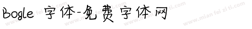 Bogle 字体字体转换